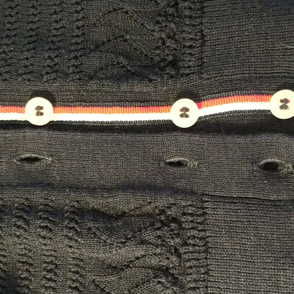 NWT Tommy Hilfiger Cotton Shrug Cardigan Sky Captain Navy Size M - Picture 5 of 9